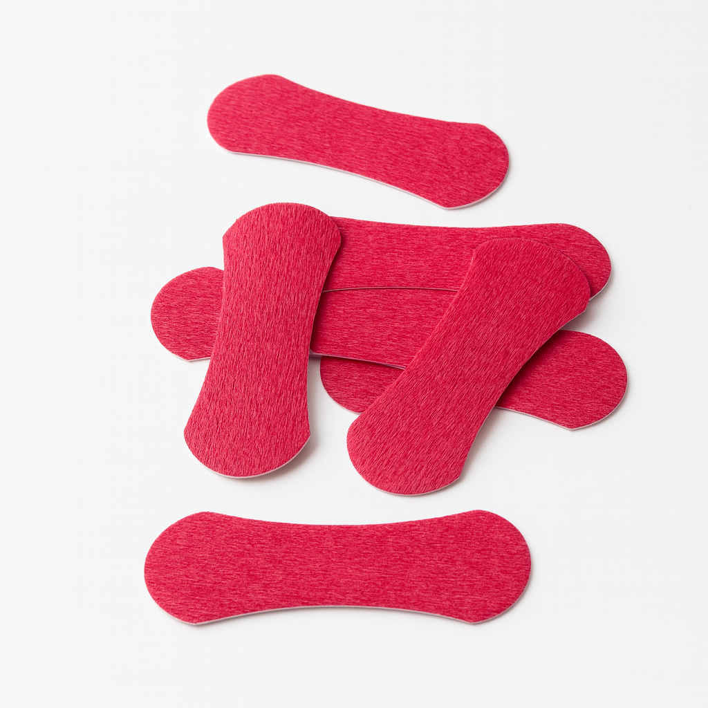 Pink sweat proof nasal breathing strips